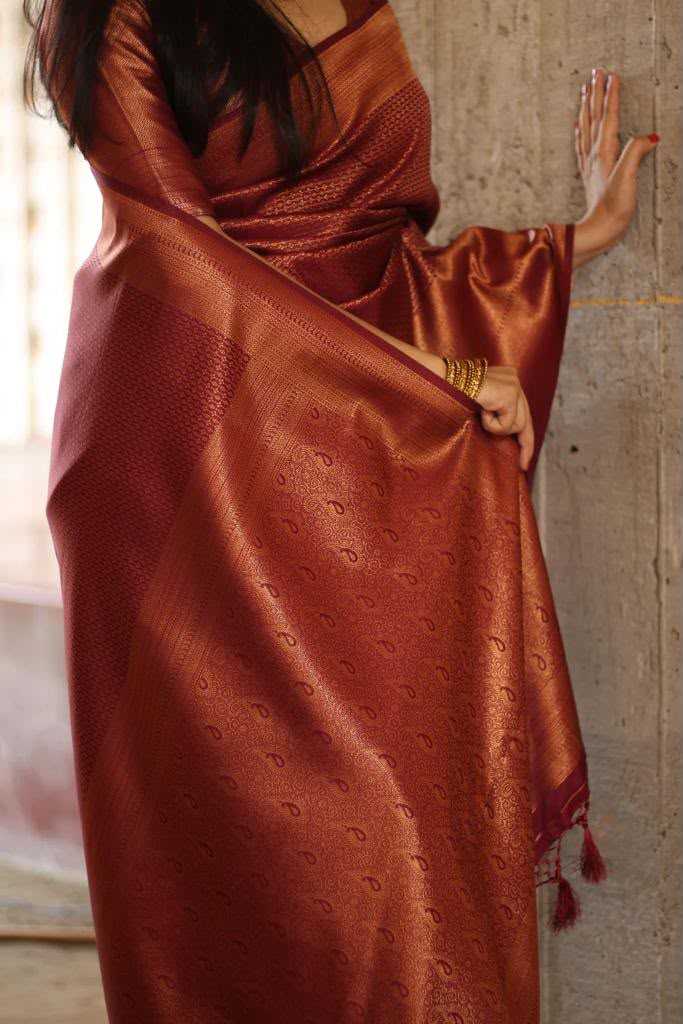 Soft Silk Embroidered Saree