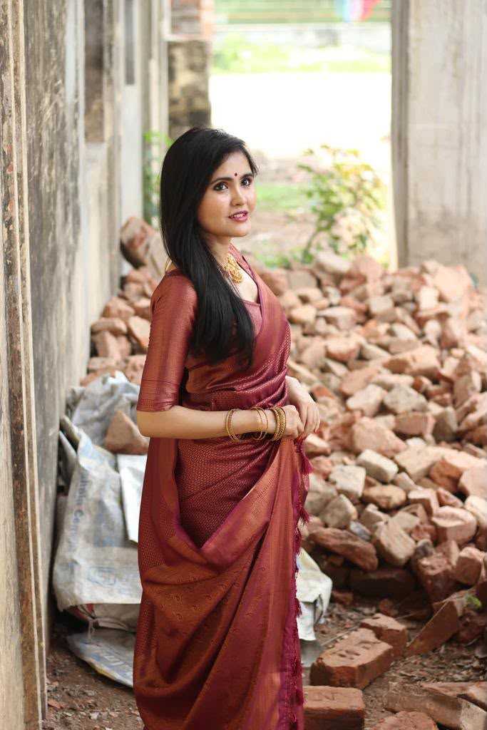 Soft Silk Embroidered Saree