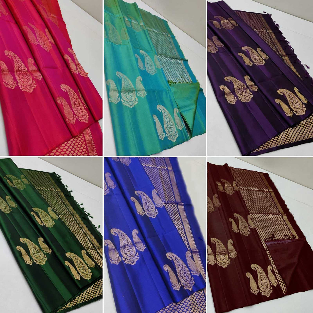 Lichi Silk Soft Saree in Blue