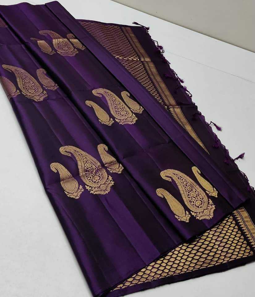 Lichi Silk Soft Saree in Blue