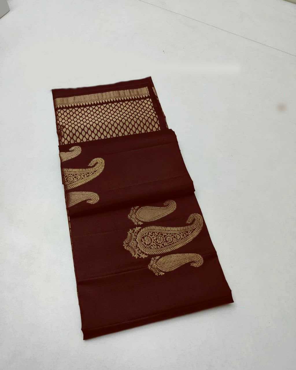 Lichi Silk Soft Saree in Blue