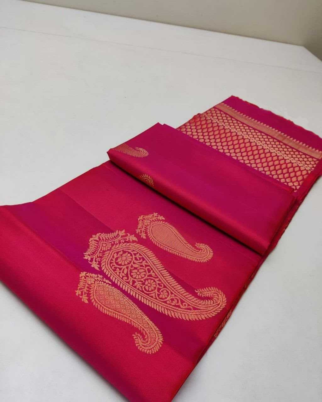 Lichi Silk Soft Saree in Blue