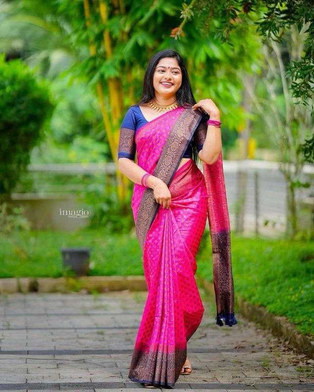 Lichi Silk Party Wear Saree