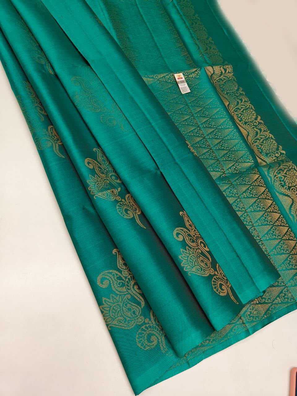 Lichi Silk Designer Saree in Black