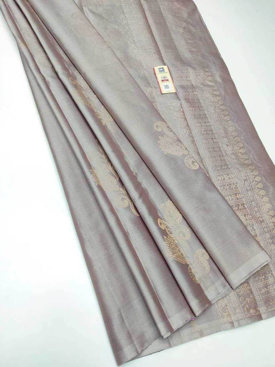 Lichi Silk Designer Saree in Black