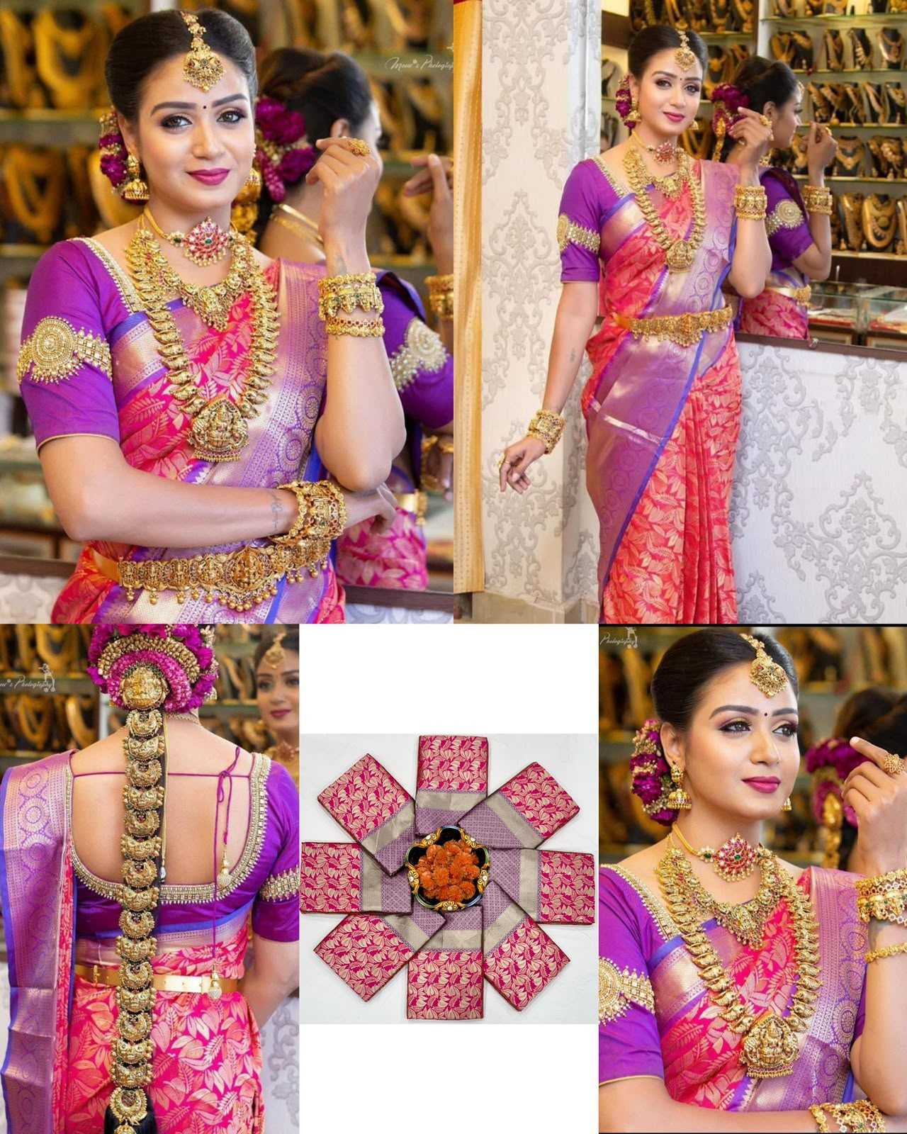 Lichi Silk Embroidered Saree