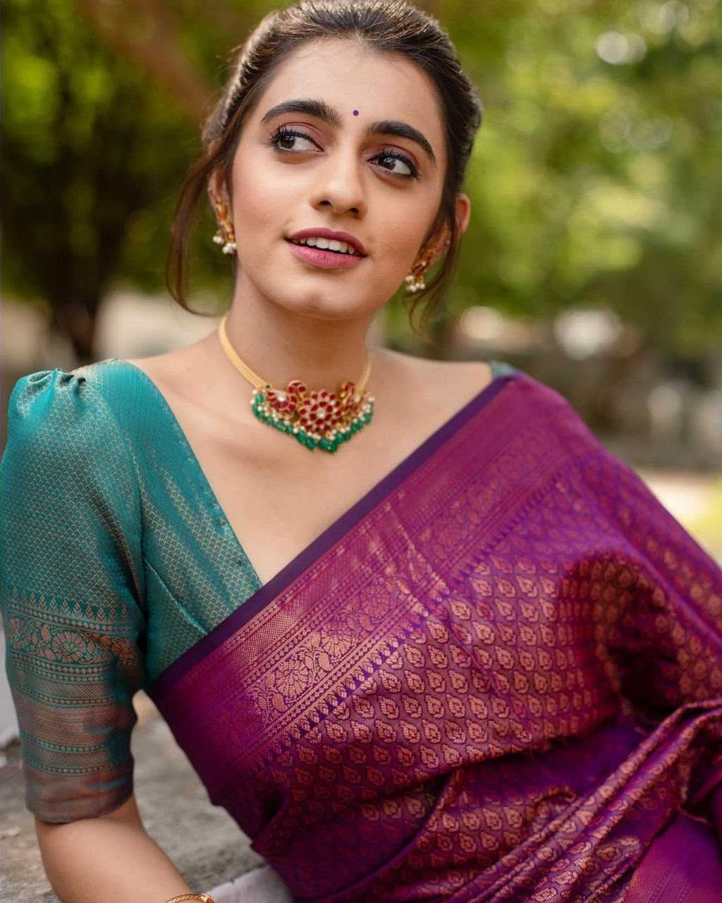 Lichi Silk Designer Saree 207