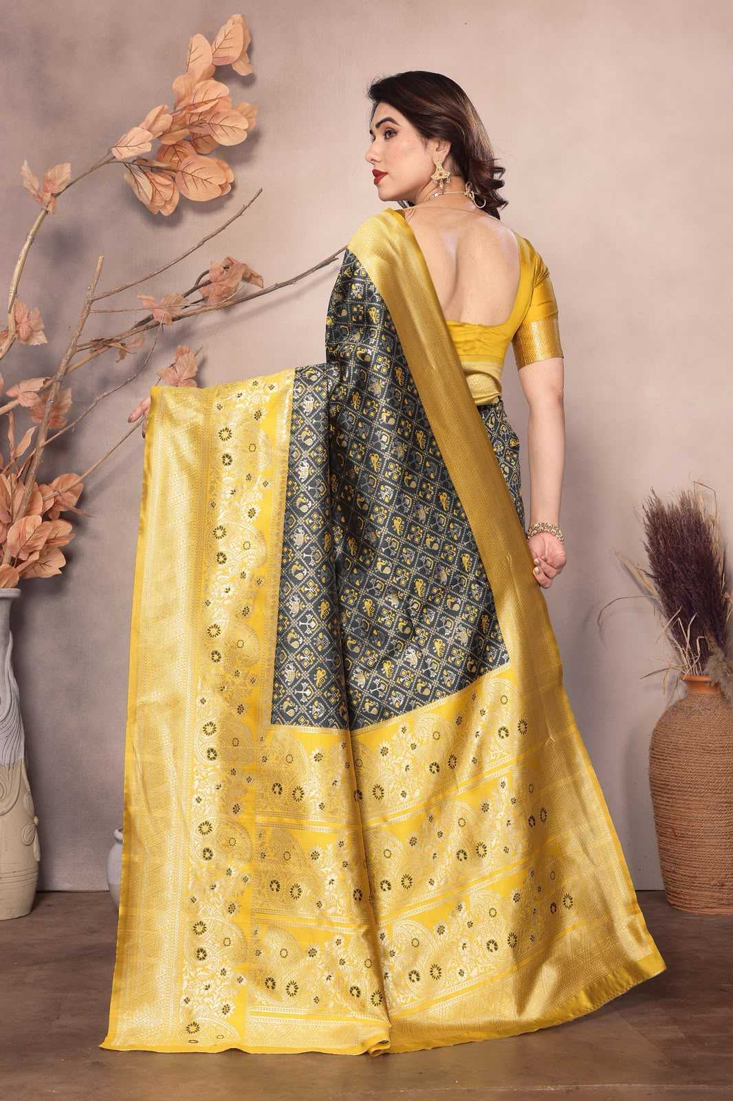 Lichi Silk Designer Saree