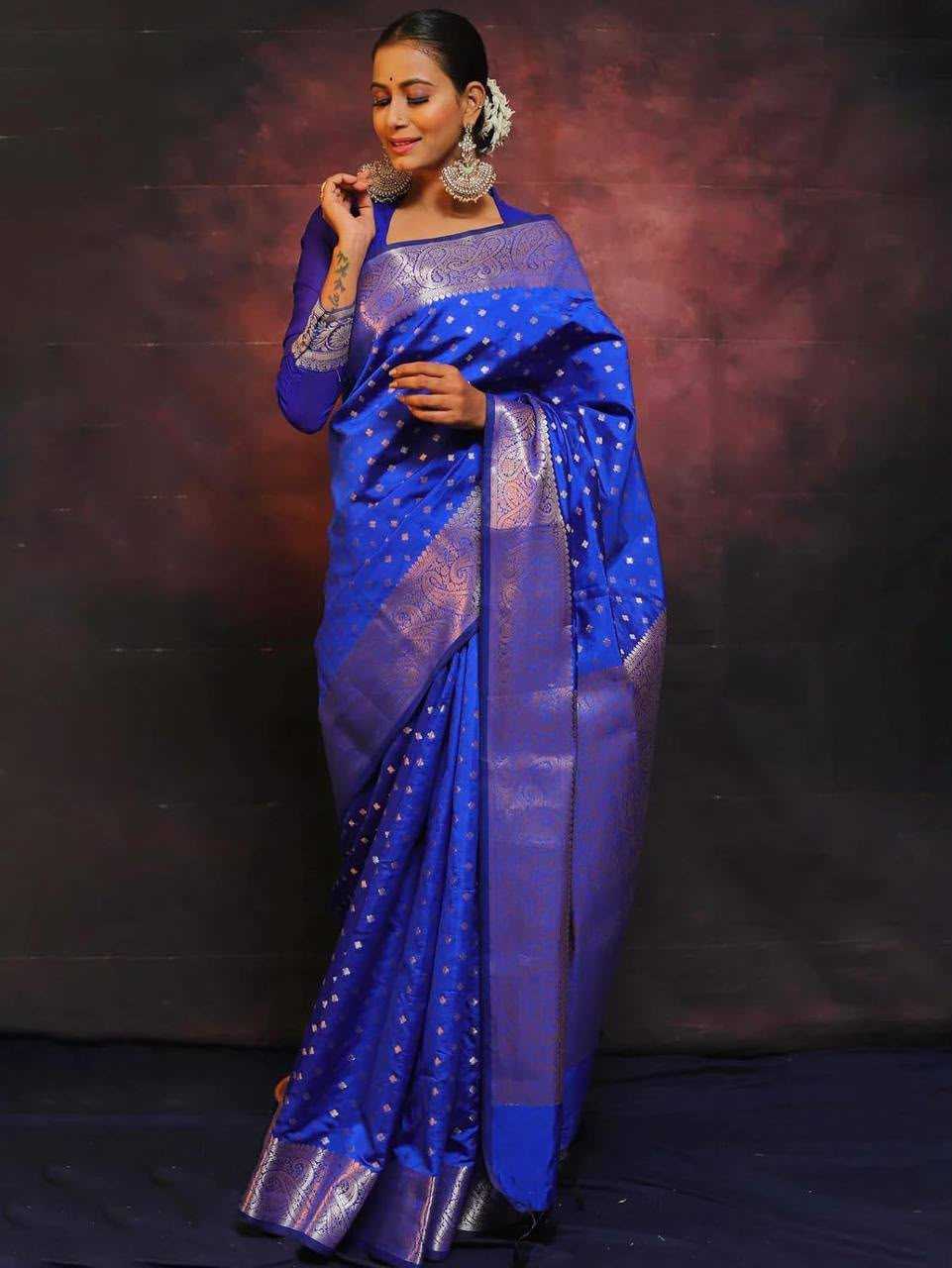 Lichi Silk Designer Saree in Wine
