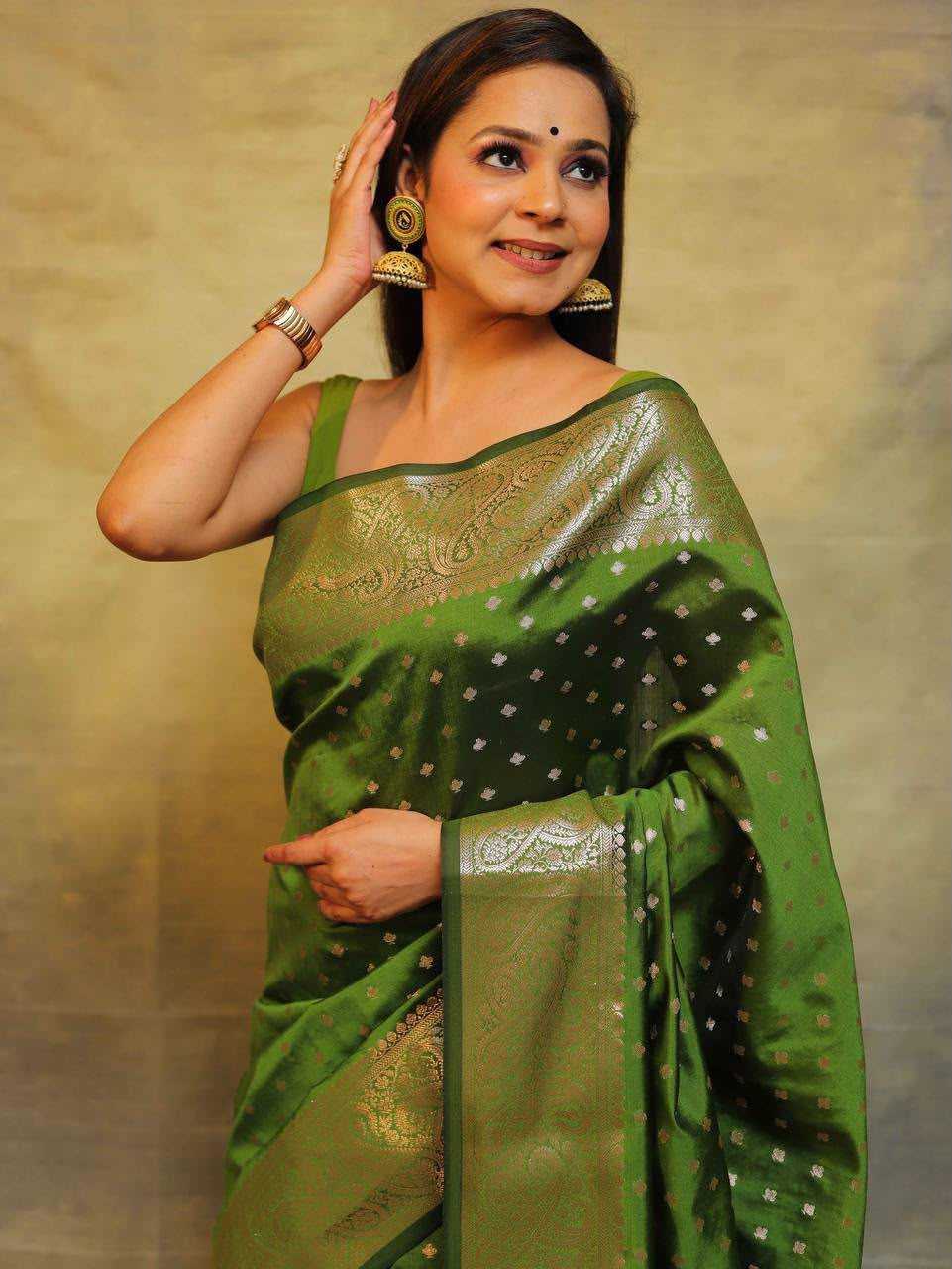 Lichi Silk Designer Saree in Wine