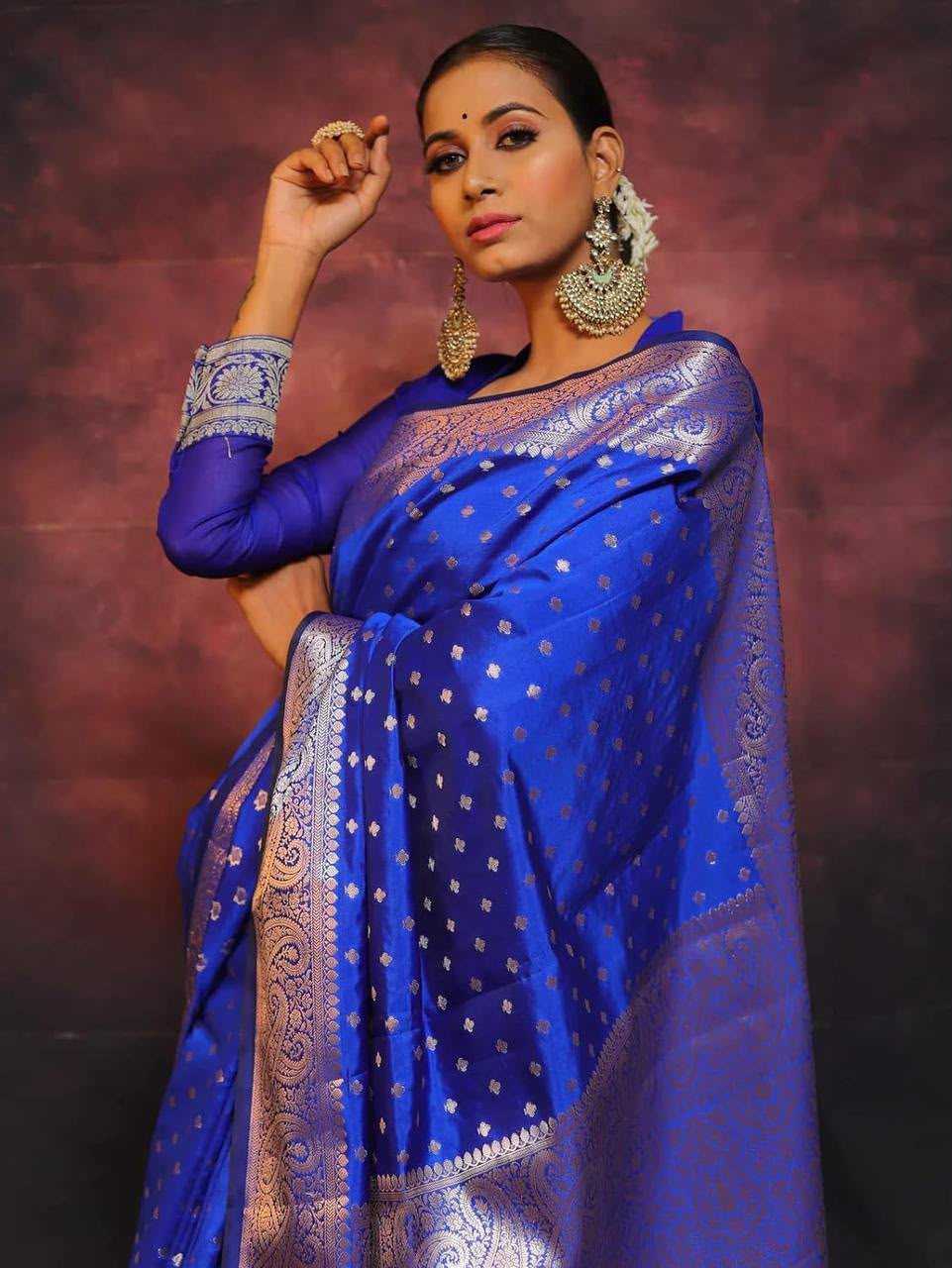 Lichi Silk Designer Saree in Wine