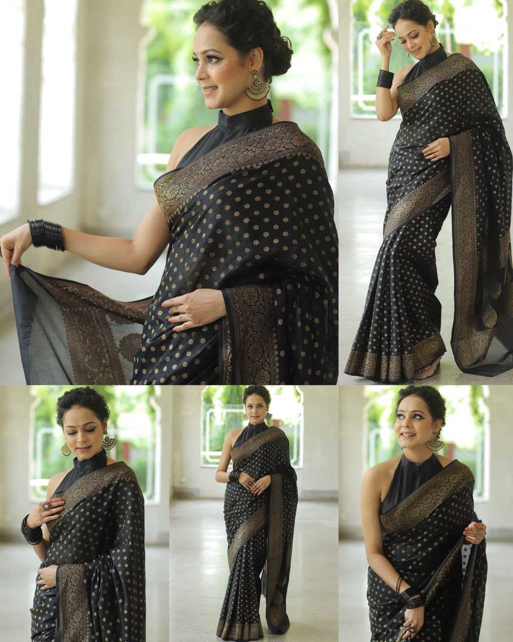Lichi Silk Soft Saree in Dark Pink