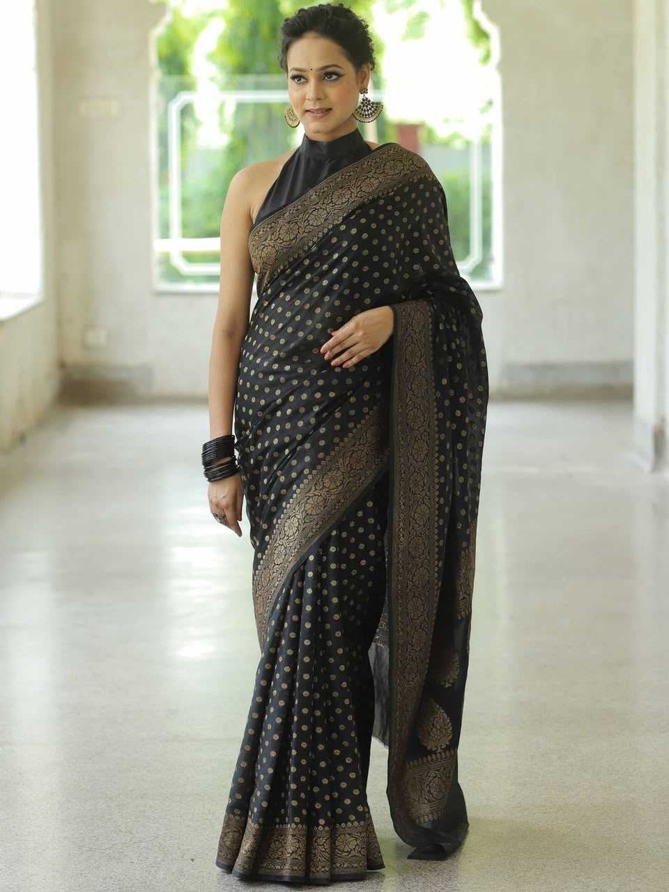 Lichi Silk Soft Saree in Dark Pink