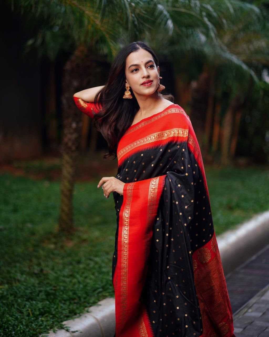 Lichi Silk Party Wear Saree