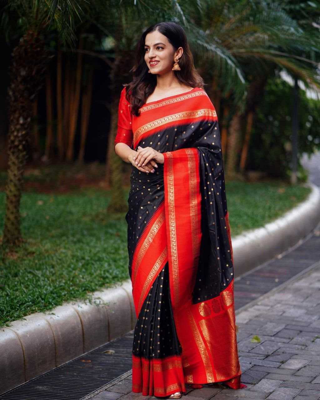 Lichi Silk Party Wear Saree