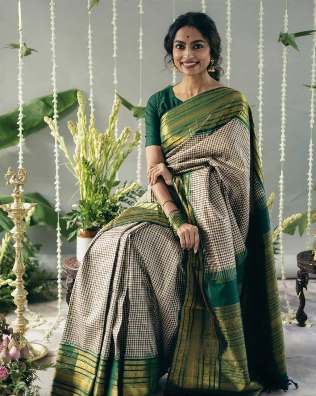 Lichi Silk Designer Saree