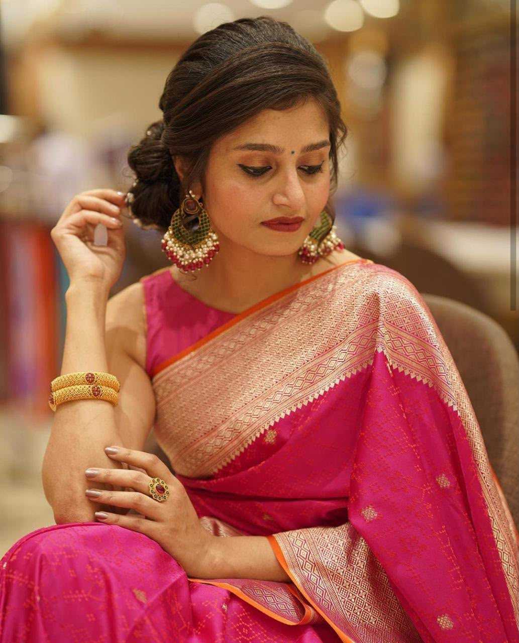 Soft Silk Lace Border Saree