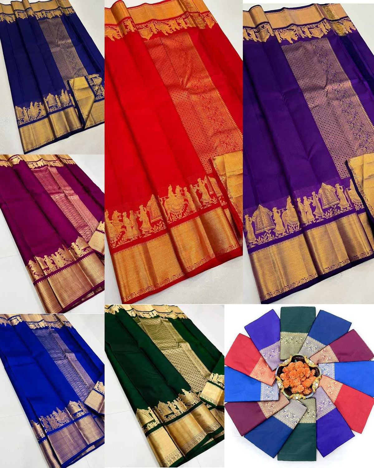 Lichi Silk Soft Saree in Purple