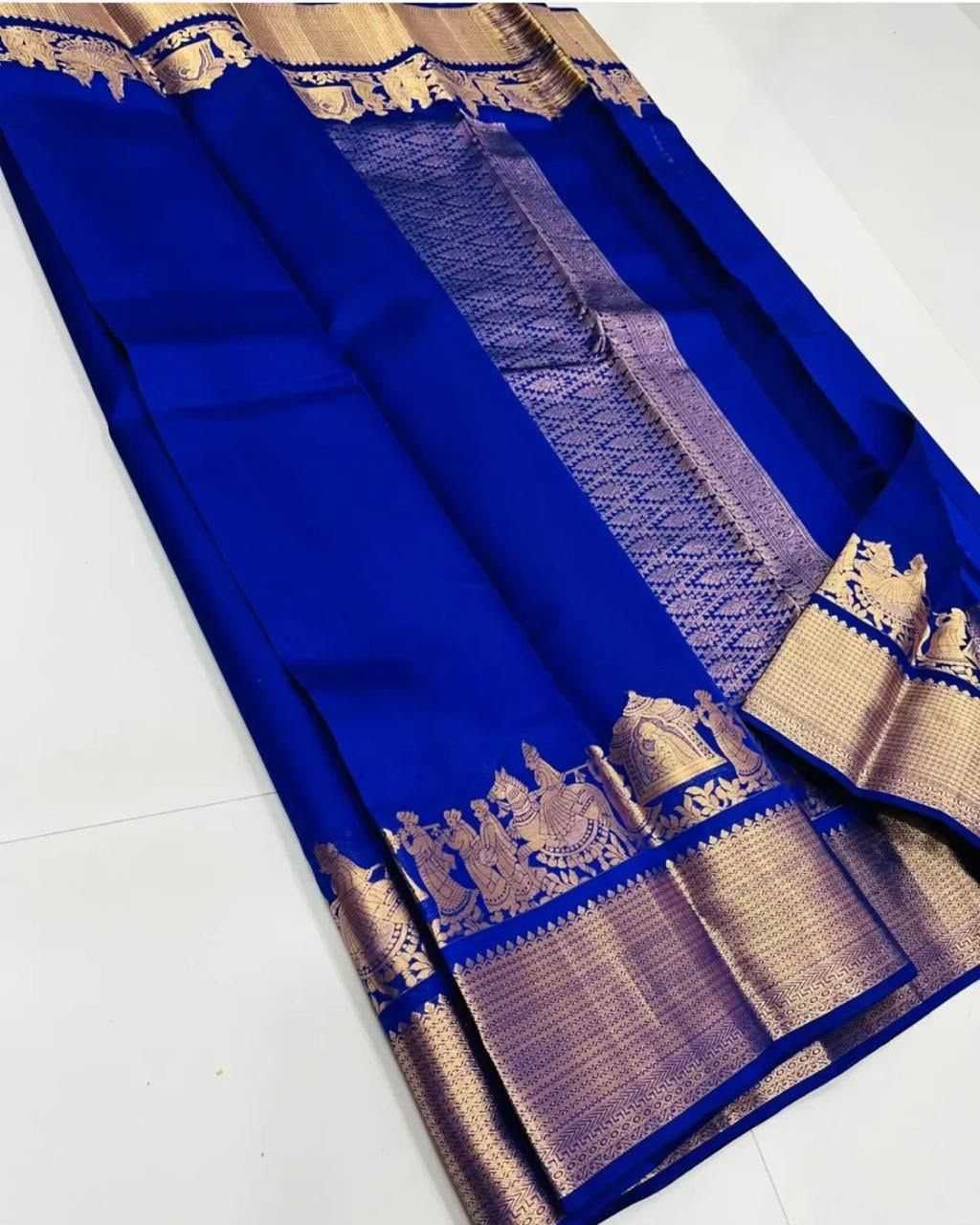 Lichi Silk Soft Saree in Purple