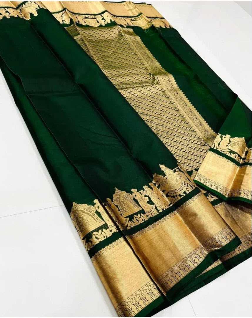 Lichi Silk Soft Saree in Purple