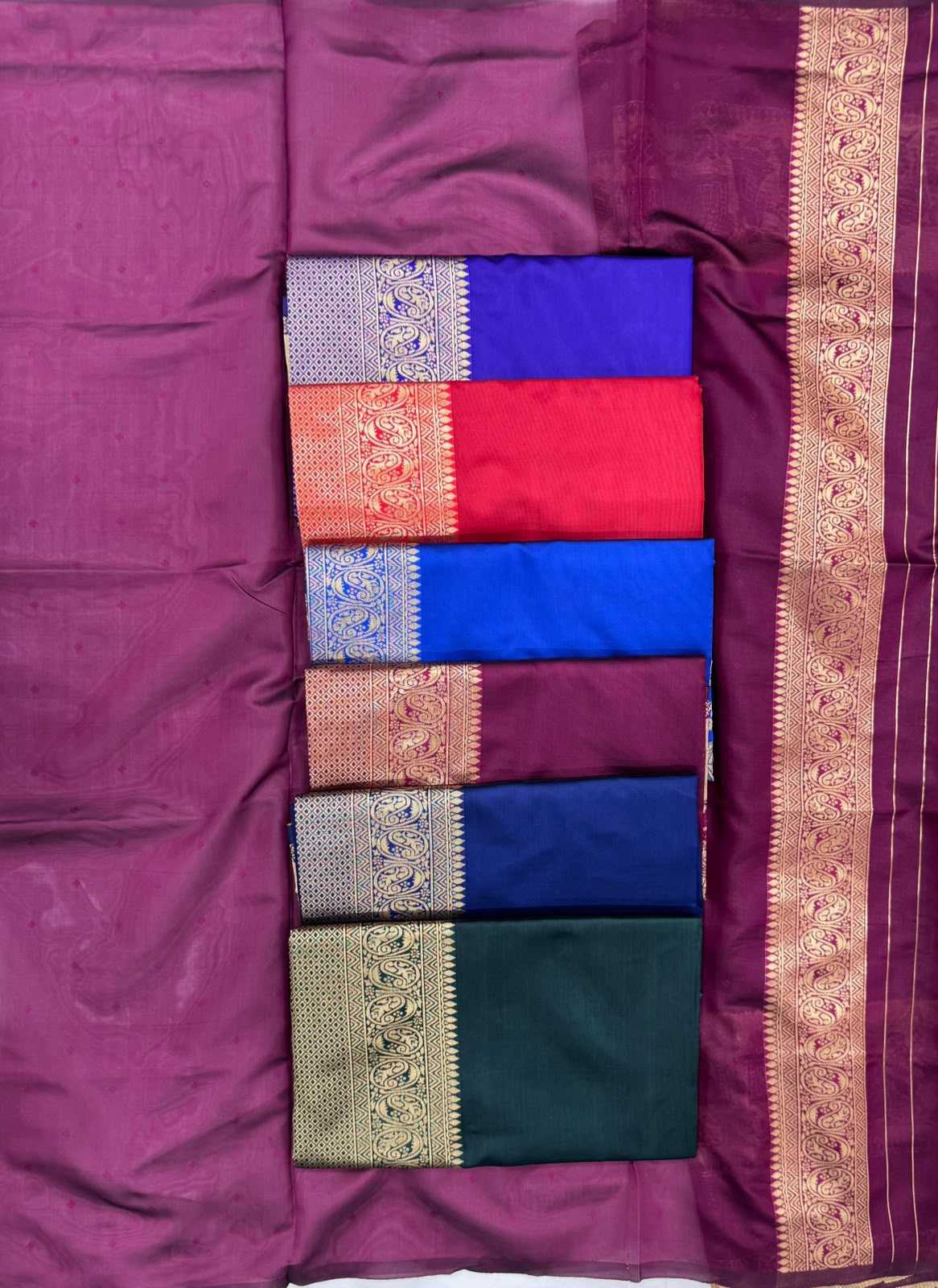 Lichi Silk Soft Saree in Purple