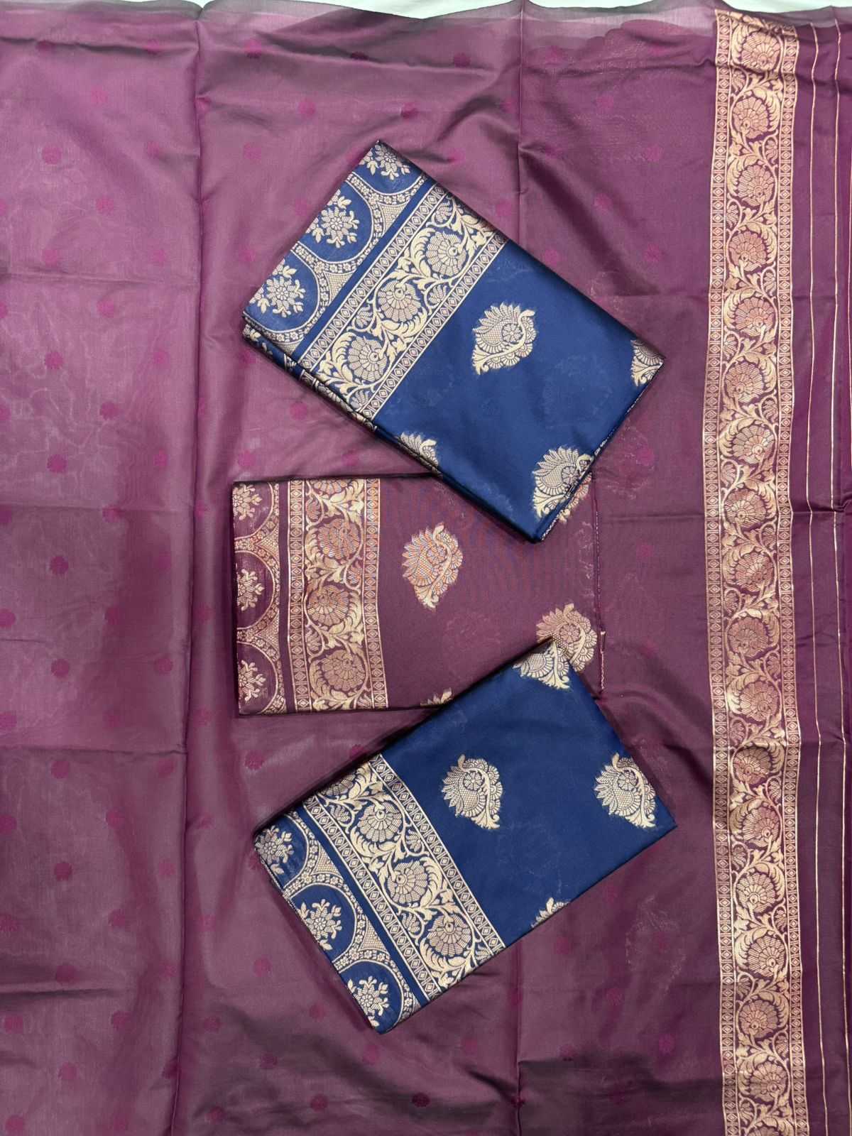 Lichi Silk Soft Saree in Coffee Brown