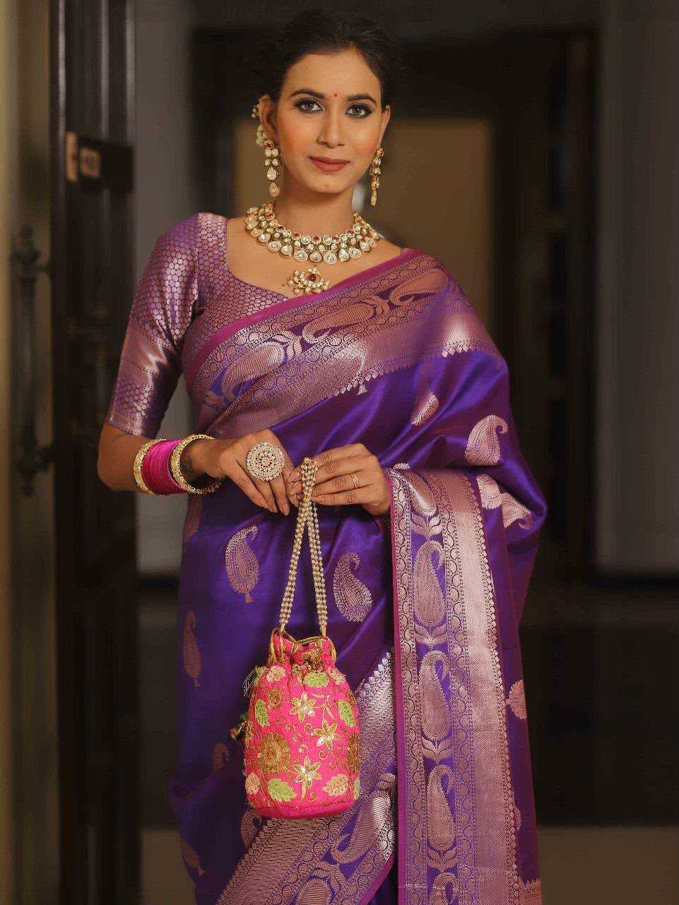Soft Silk Jacquard Saree