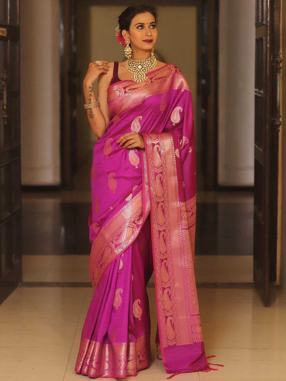 Soft Silk Jacquard Saree