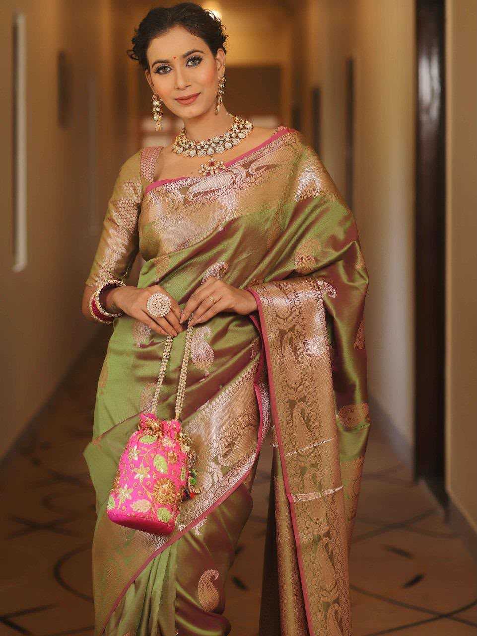 Soft Silk Jacquard Saree