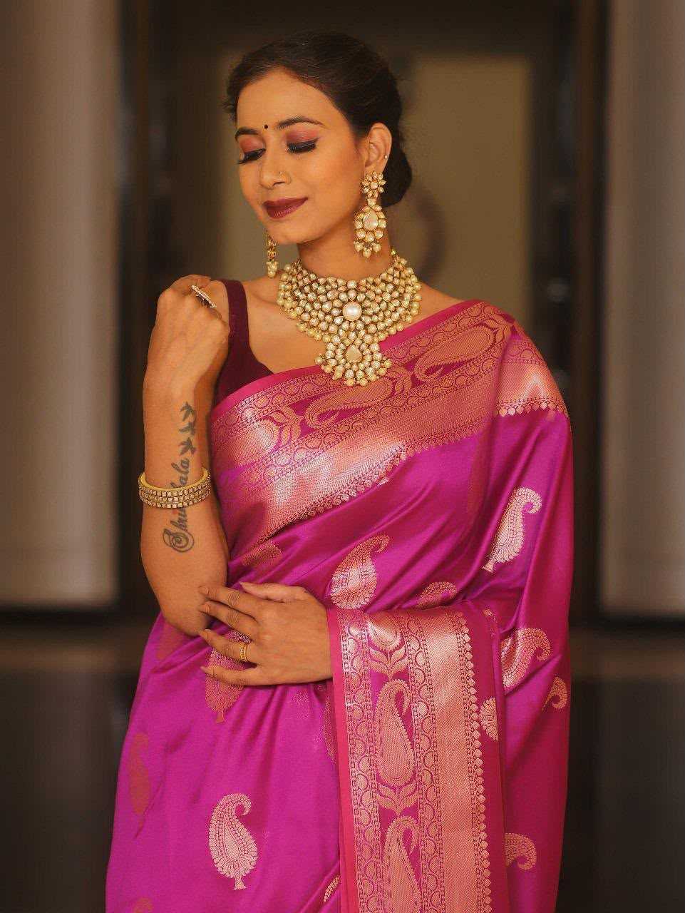 Soft Silk Jacquard Saree