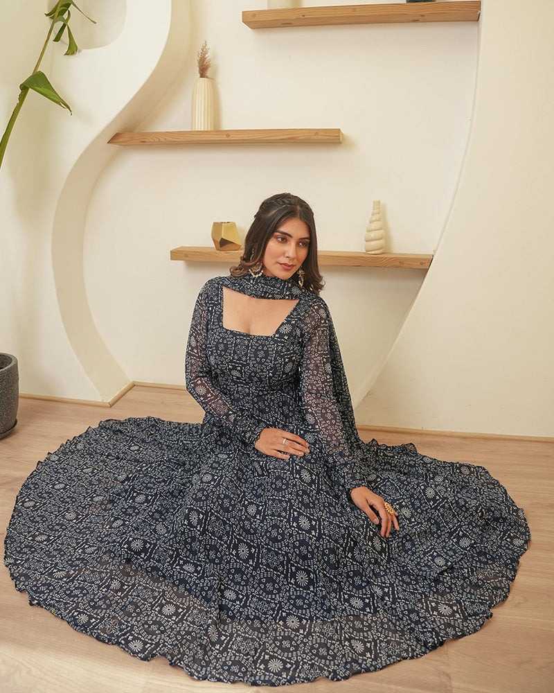 Printed Gown