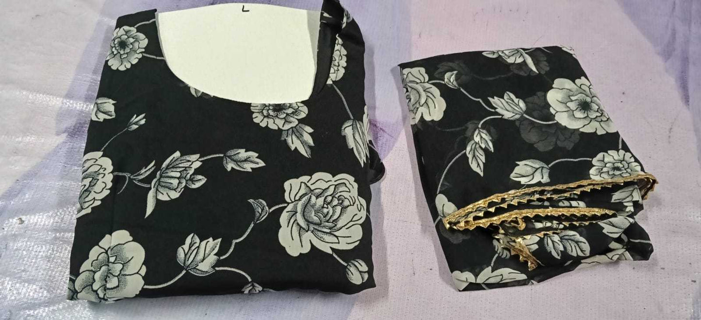 Printed Gown