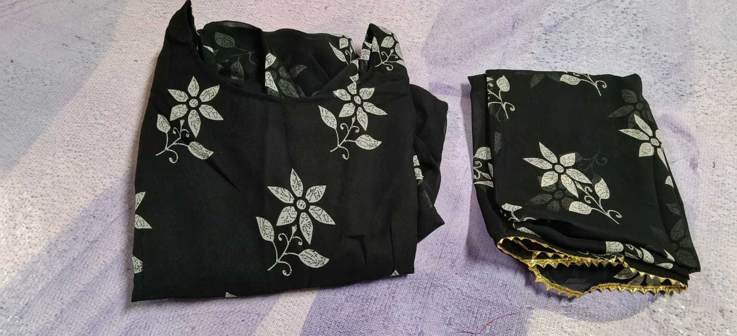 Printed Gown