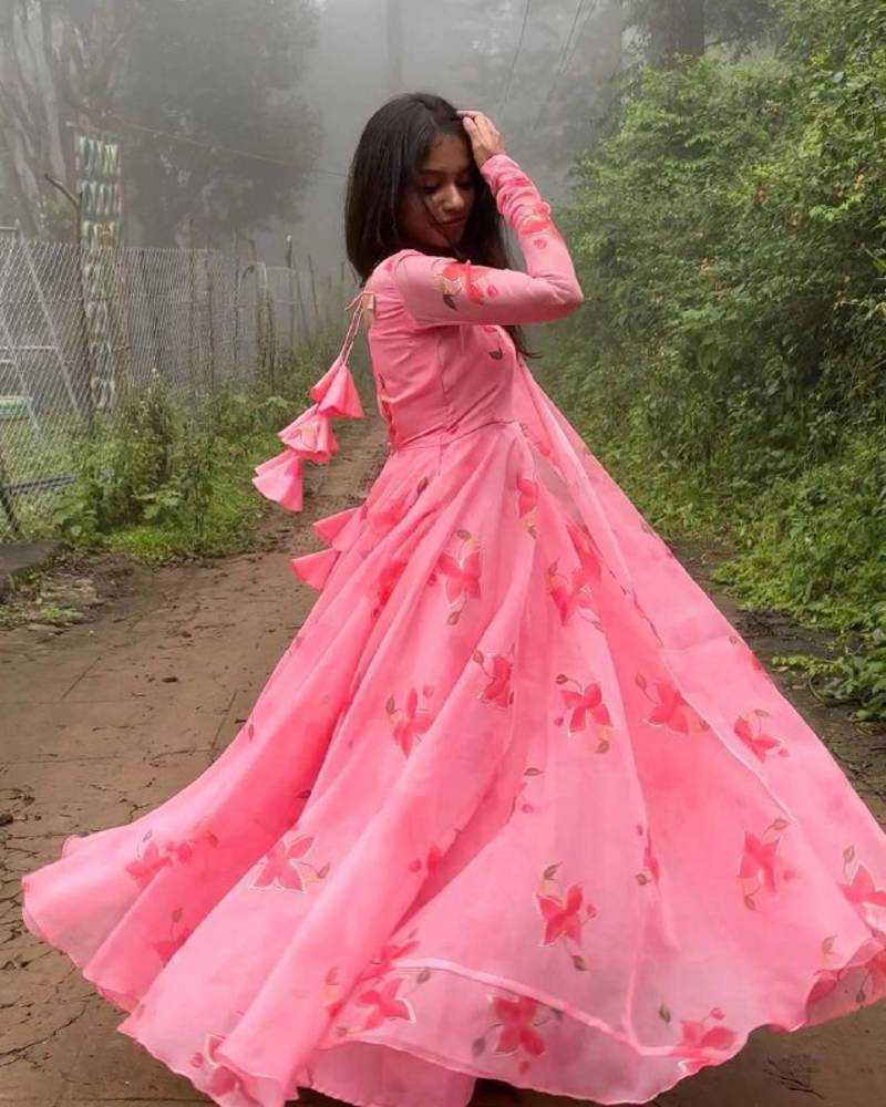 Printed Gown