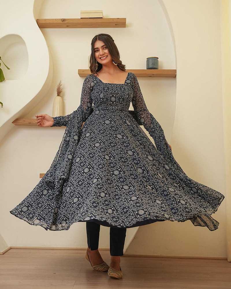 Printed Gown