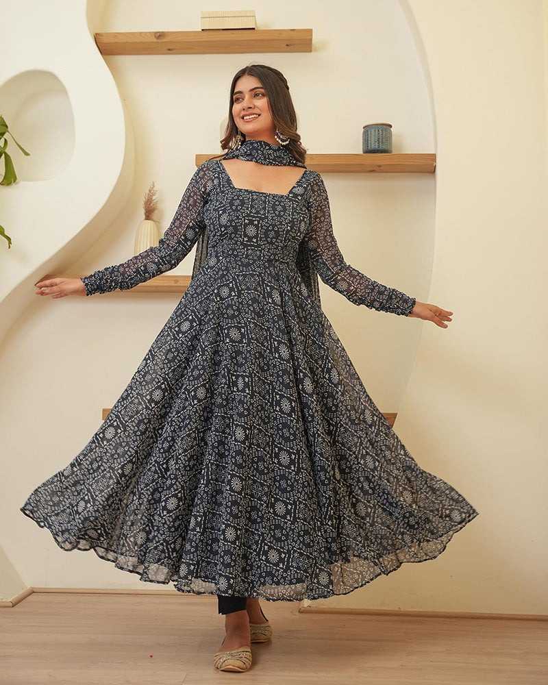 Printed Gown