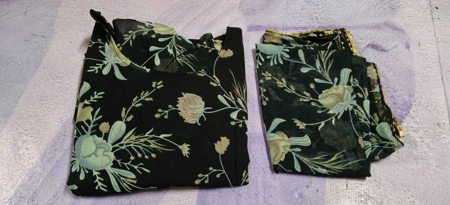 Printed Gown