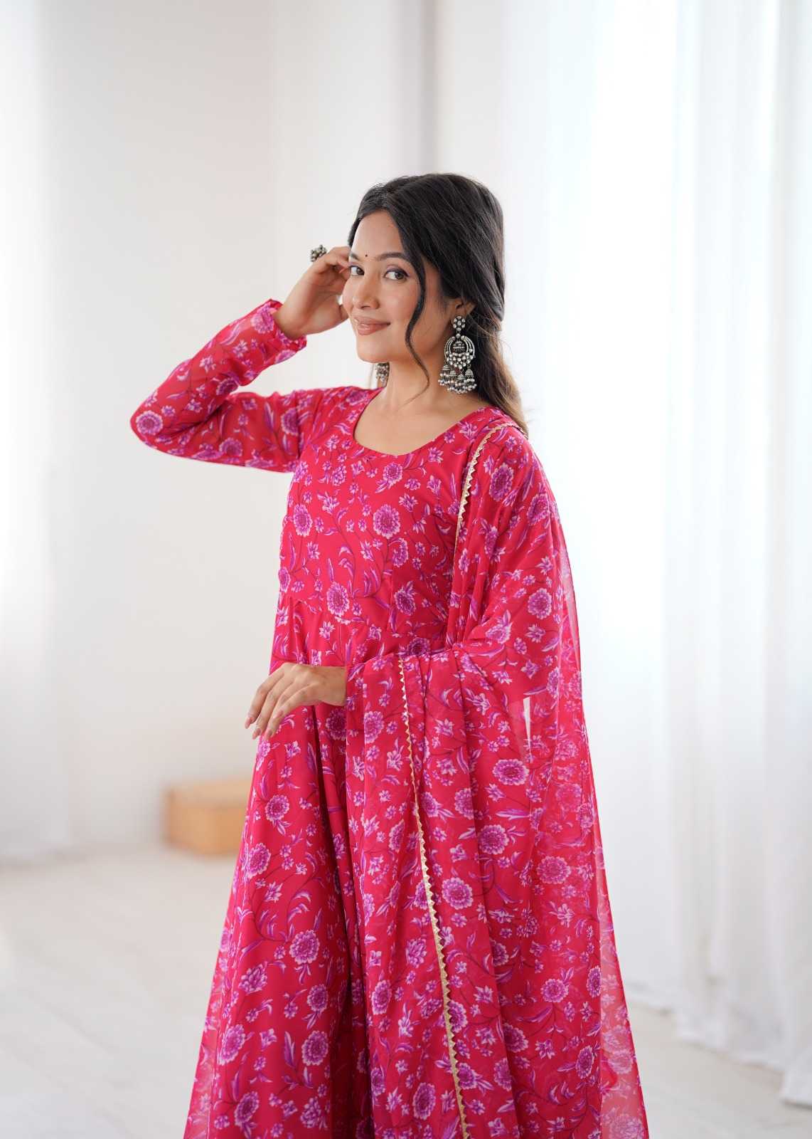 Printed Gown