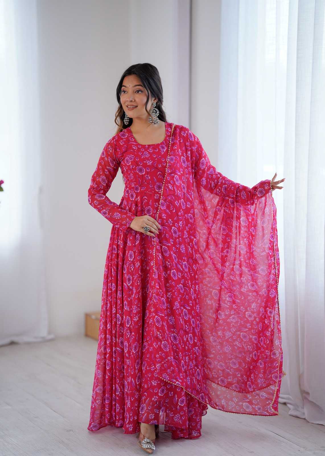 Printed Gown