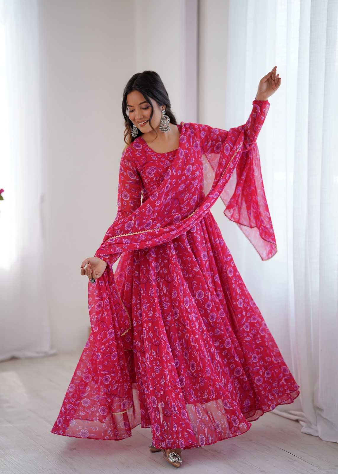 Printed Gown
