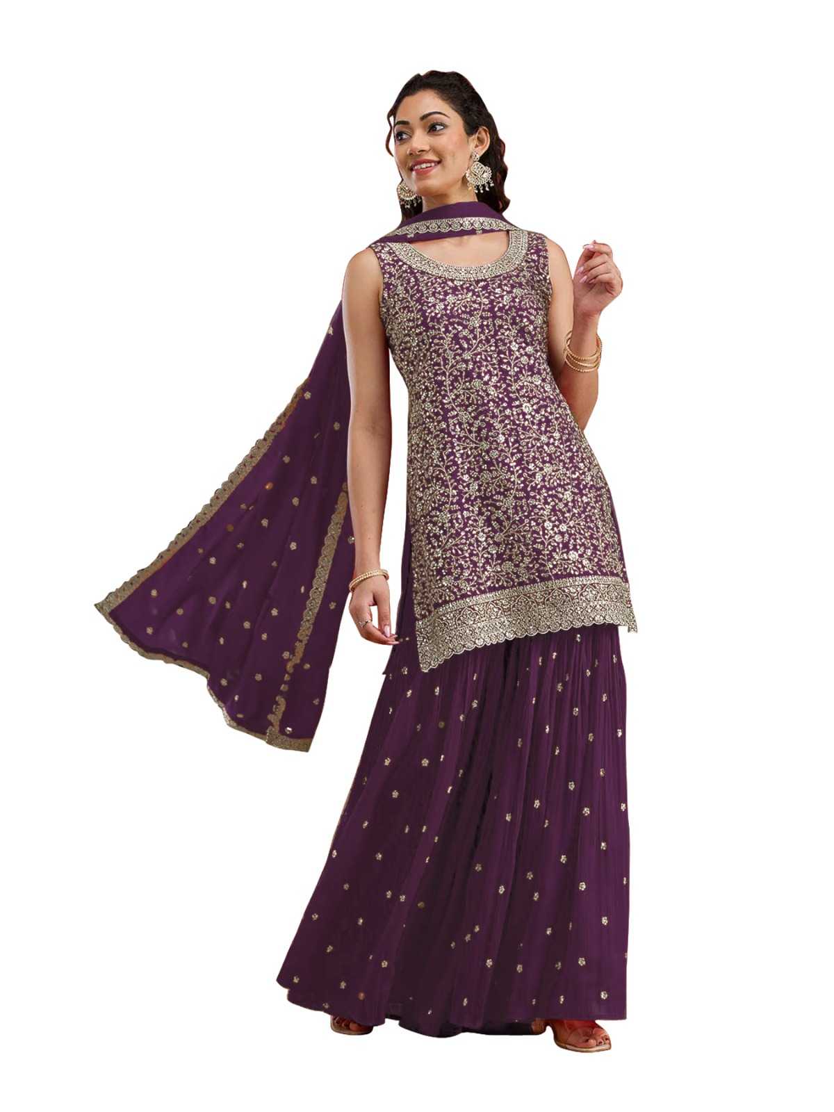 Georgette Embroidery Suit