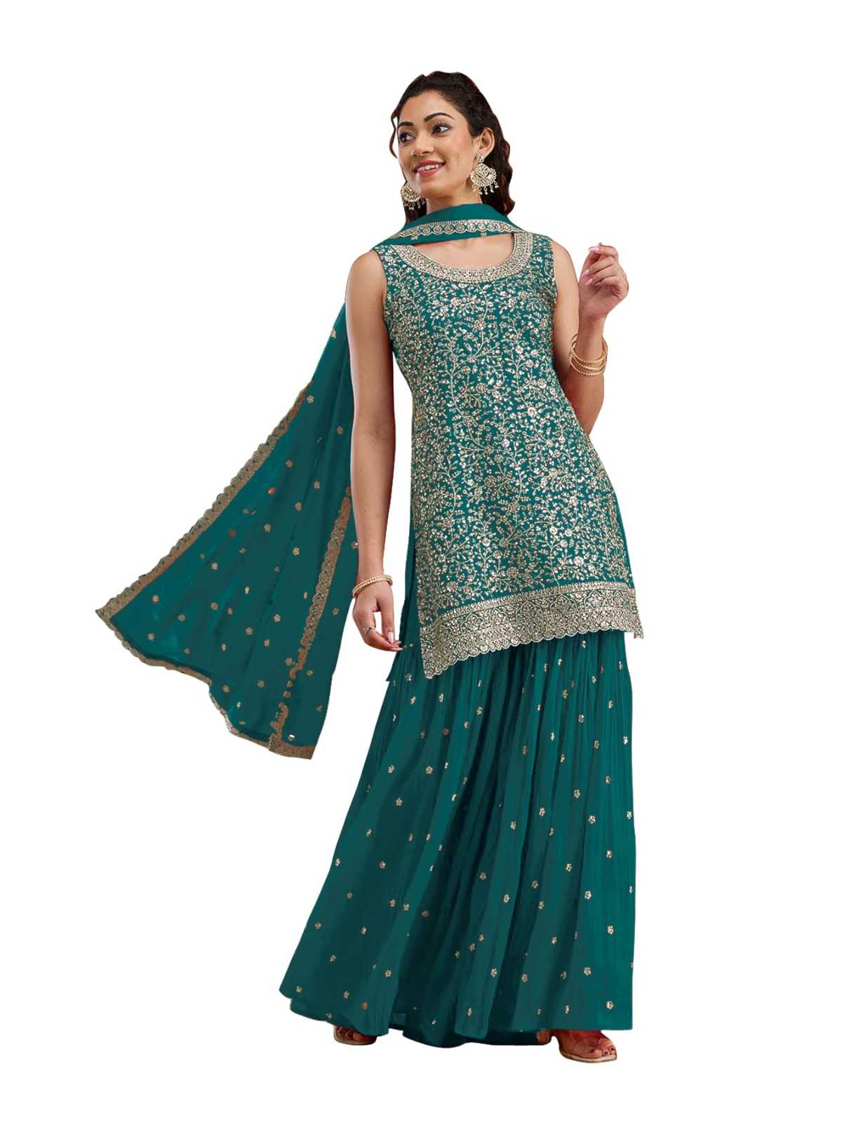 Georgette Embroidery Suit