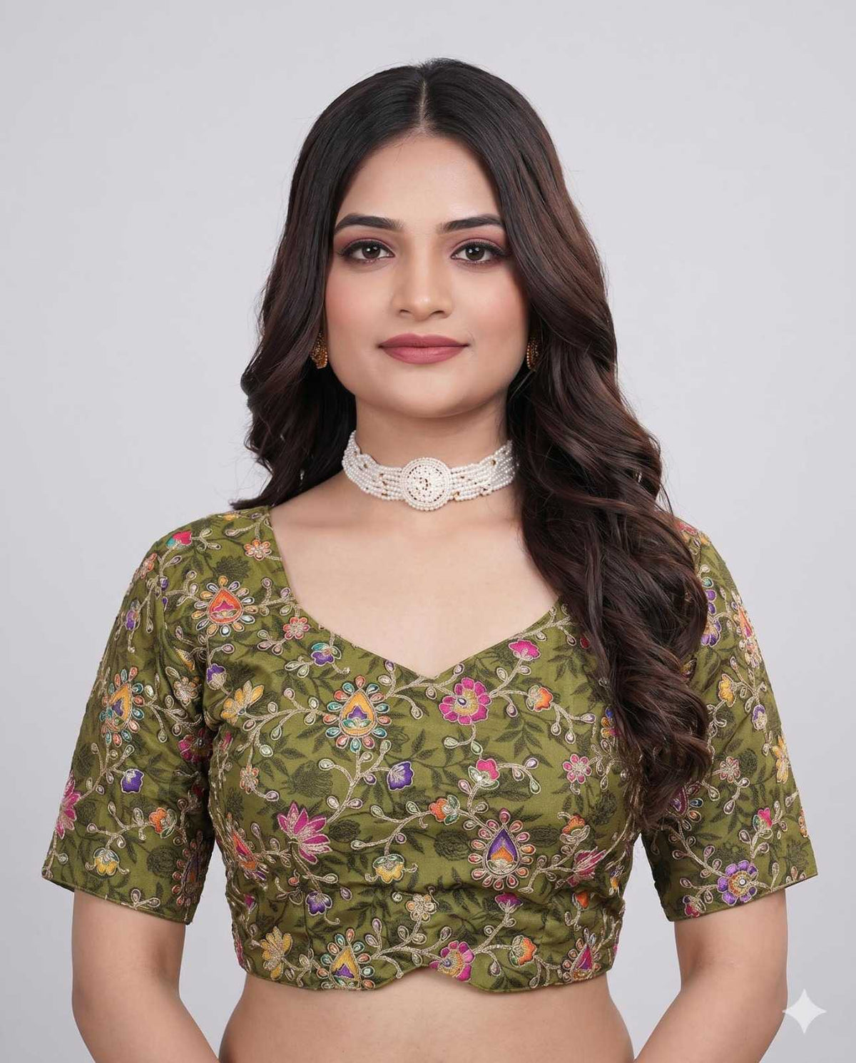 Pure Viscos Printed Blouse