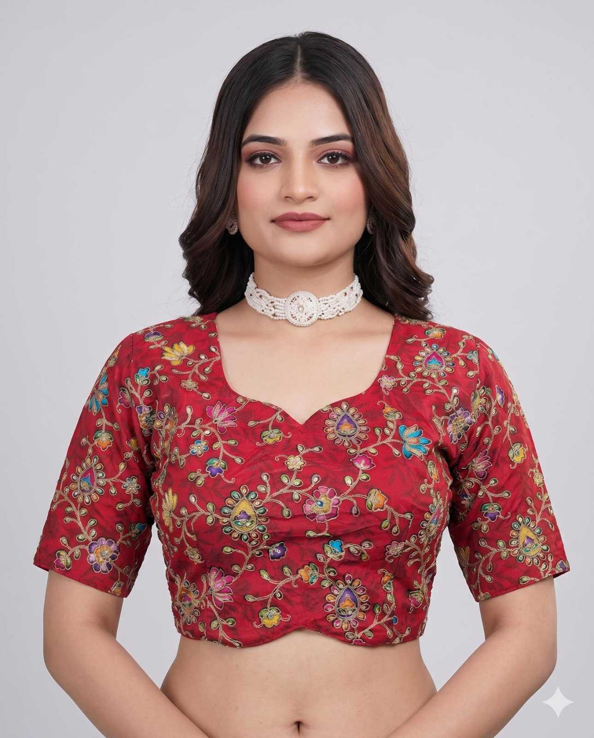 Pure Viscos Printed Blouse