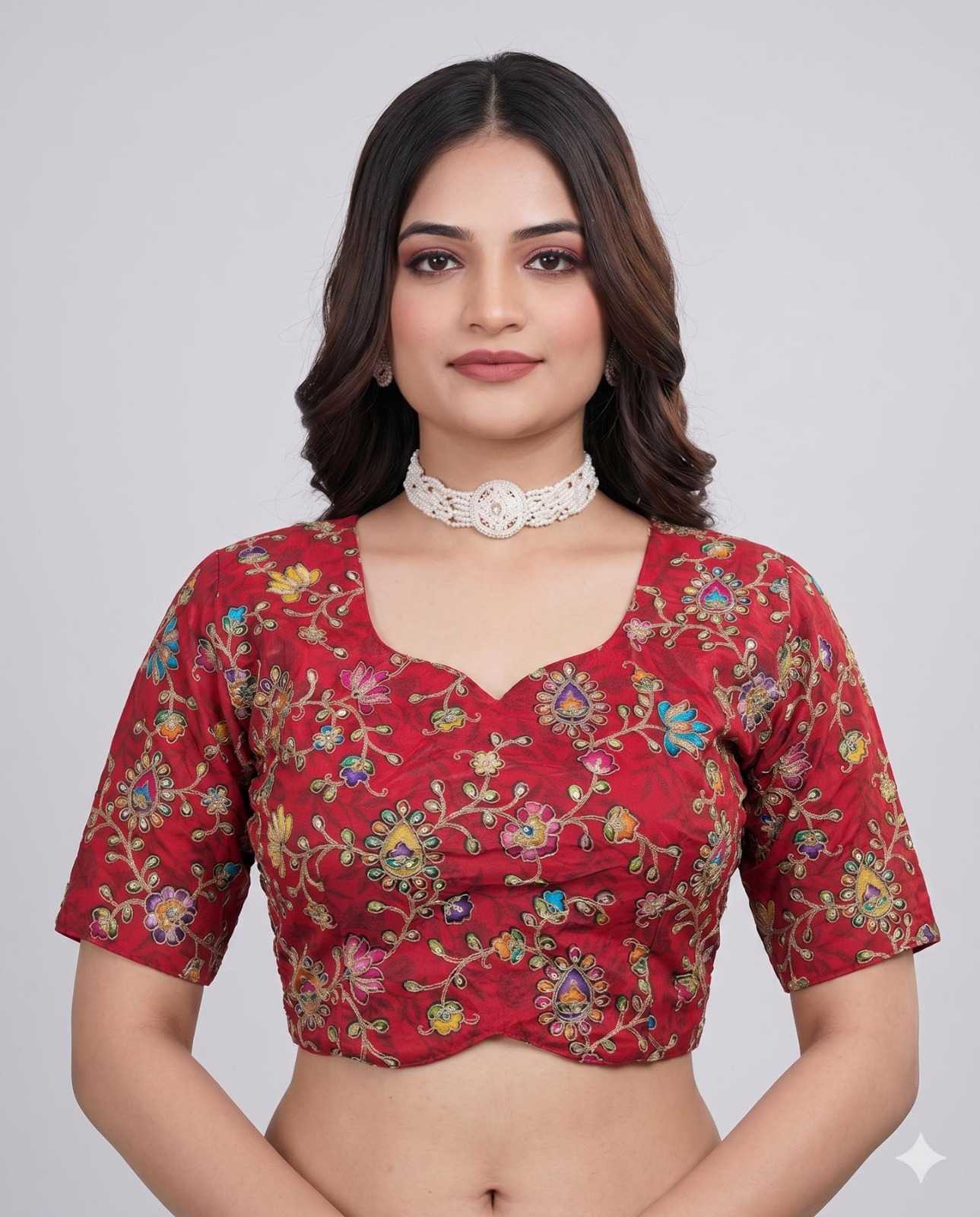 Pure Viscos Printed Blouse