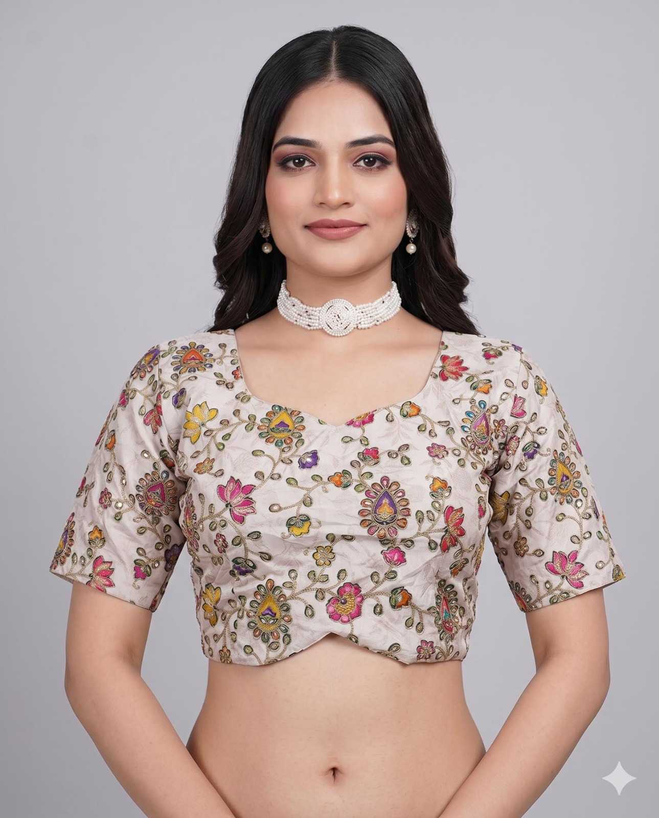 Pure Viscos Printed Blouse