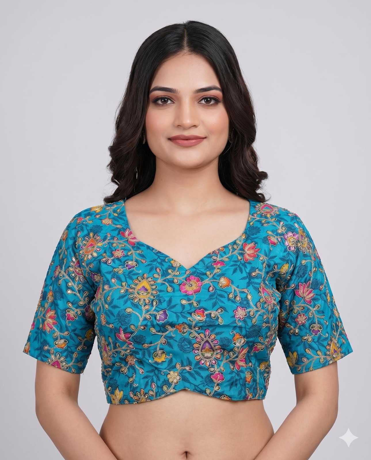 Pure Viscos Printed Blouse