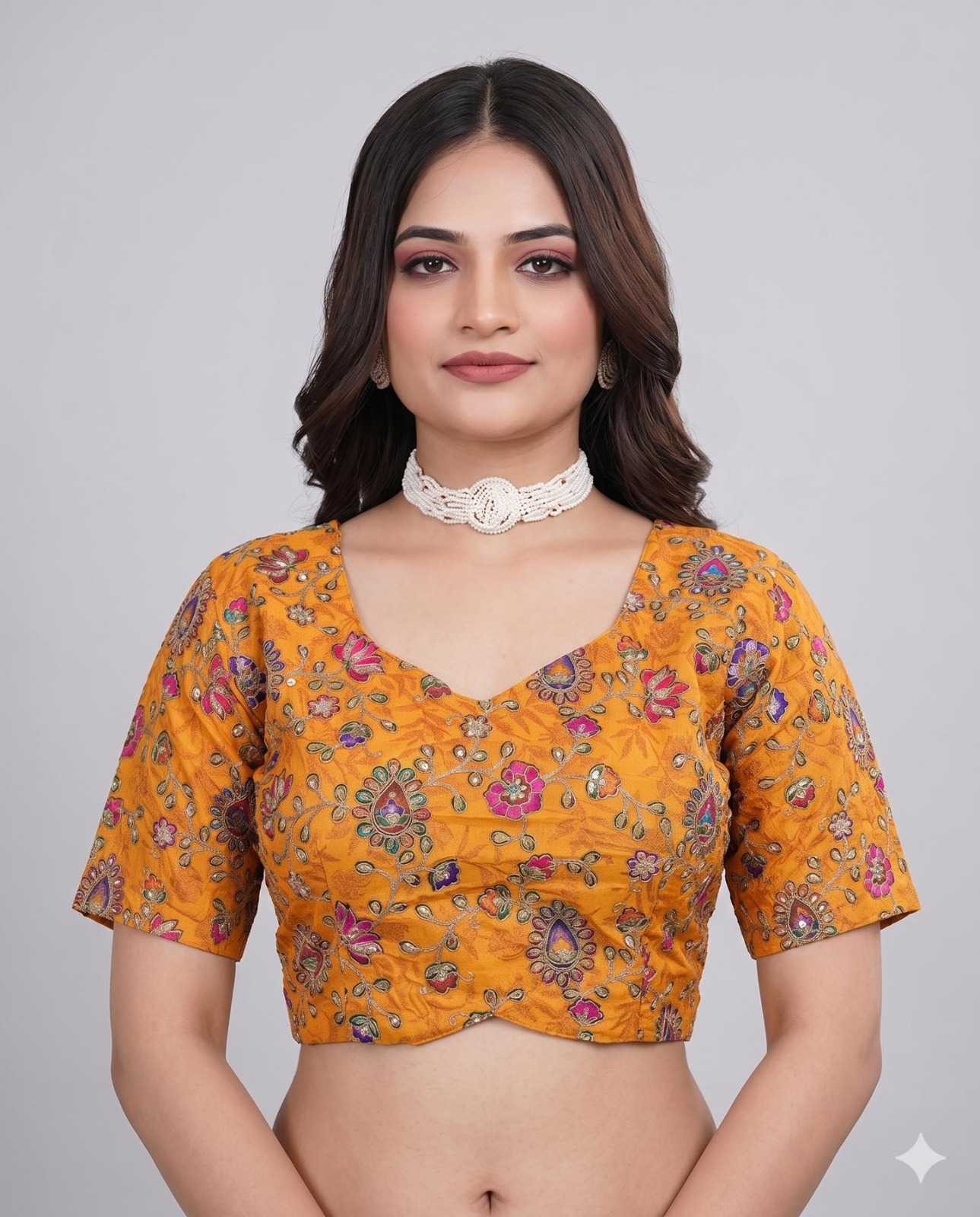 Pure Viscos Printed Blouse