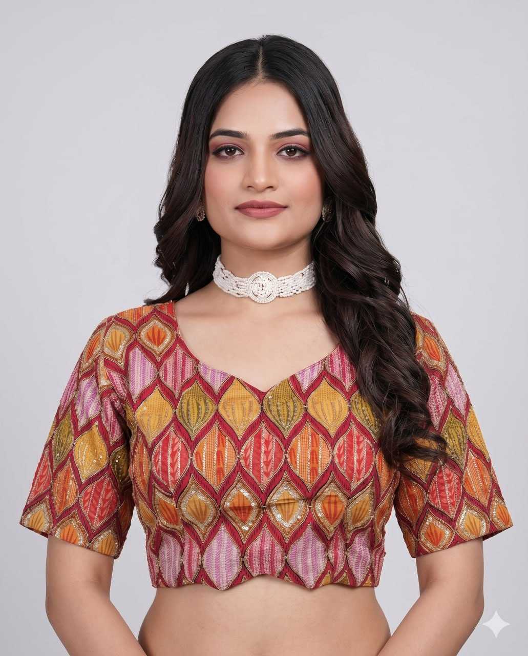 Pure Viscos Printed Blouse