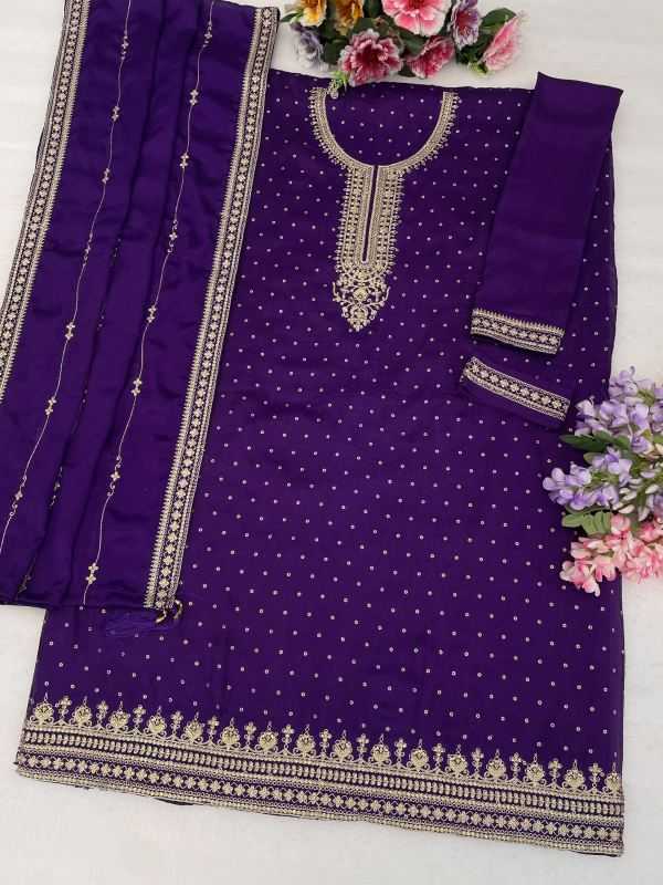 Dola Silk Embroidery Suit